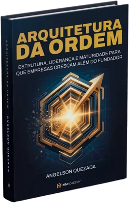 Capa do livro Arquitetura da Ordem, de Angelson Quezada
